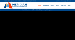 Desktop Screenshot of meridianchamber.org